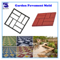 Diy plastic Driveway Patio Concrete stamping mold for garden path